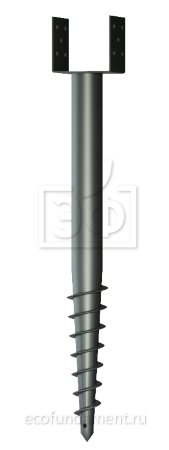 Винтовая свая. Грунт ГФ-021 - СВМ-U 57 (3) - 1500